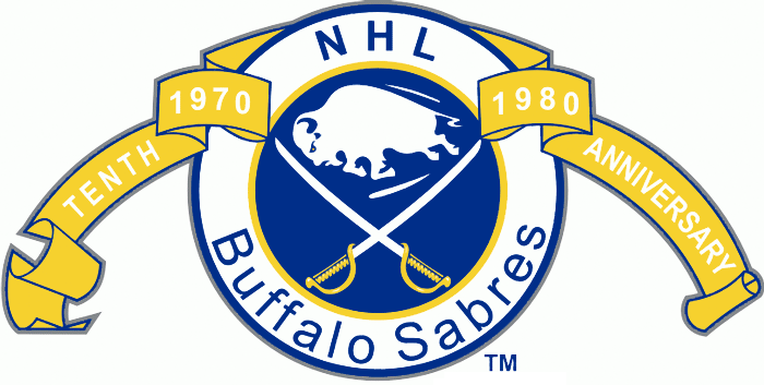 Buffalo Sabres 1980 Anniversary Logo iron on heat transfer